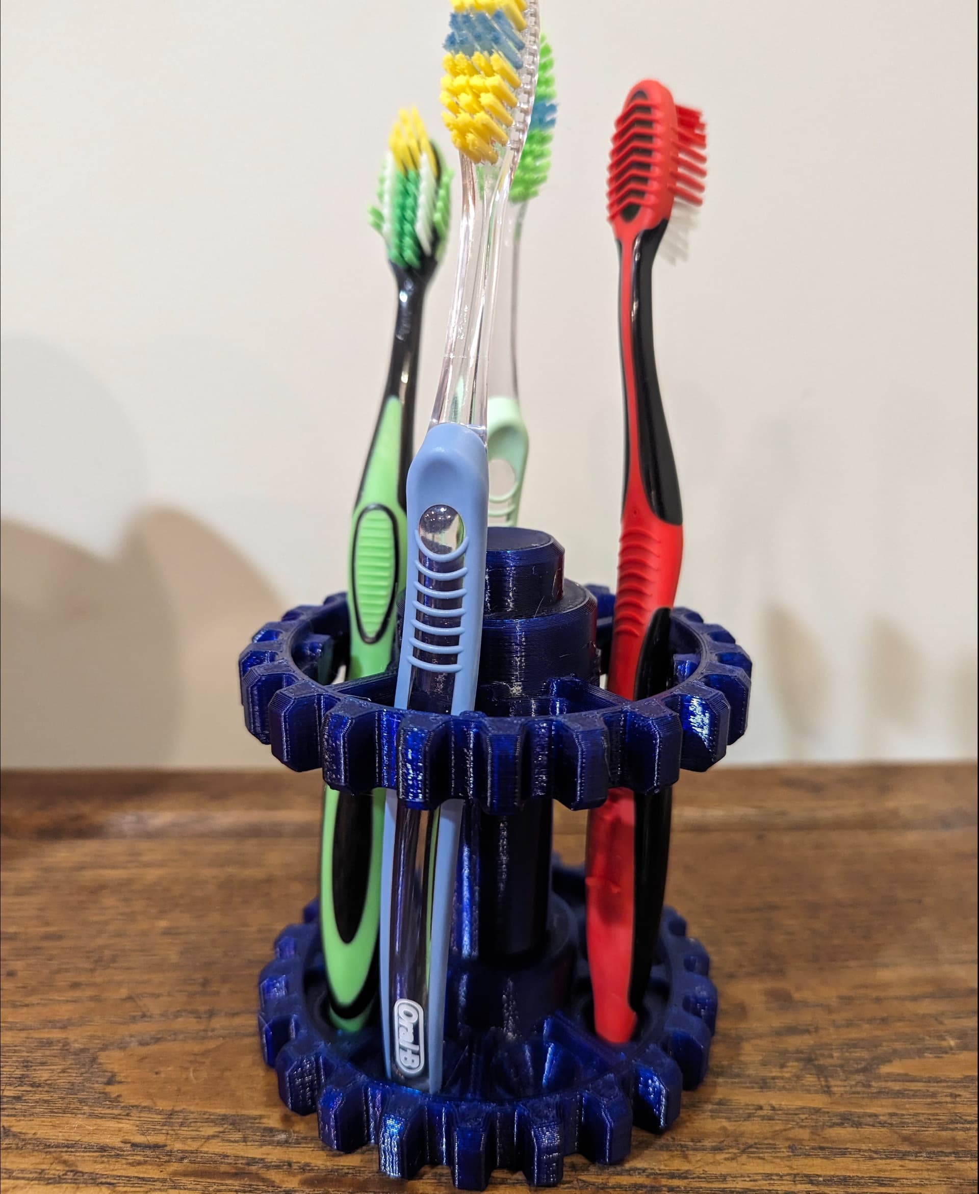 Modified slightly in PrusaSlicer to make it into a travel toothbrush holder.