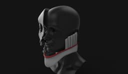 Dandadan Acrosilk Masks Full and Half Versions 3d model