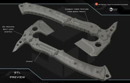 RE Requiem Leon's other hatchet 3d model