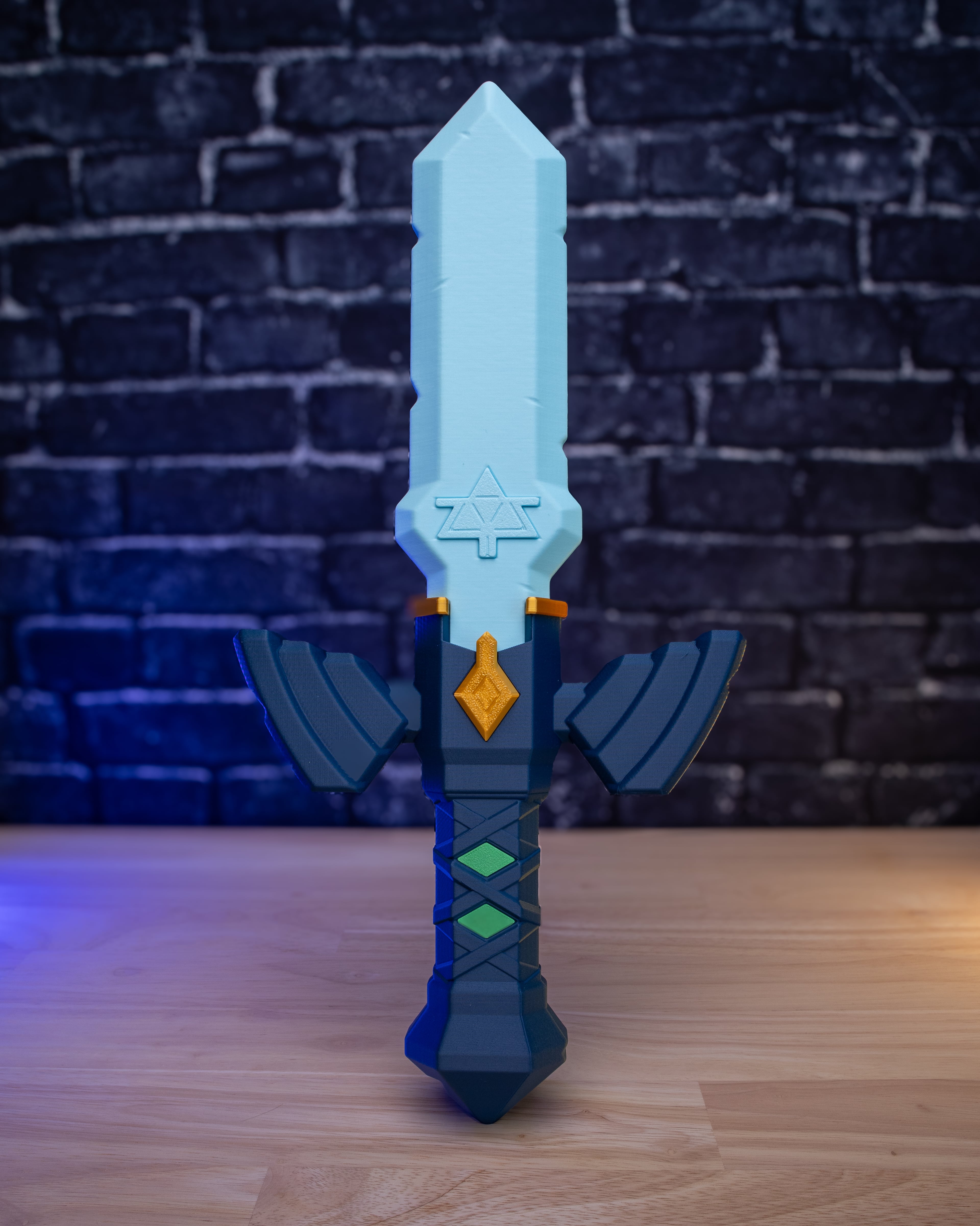 Chunky Master Sword - Sword Prop Kit | No Supports, No AMS, No Glue 3d model