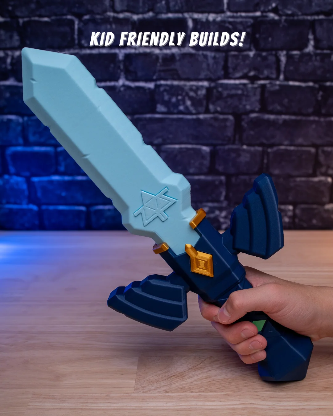 Chunky Master Sword - Sword Prop Kit | No Supports, No AMS, No Glue 3d model