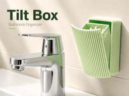 Tilt Box Bathroom Organizer 3d model