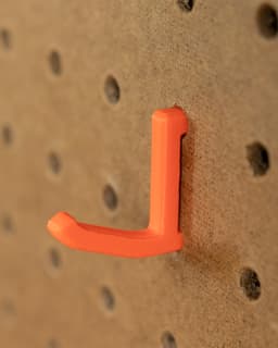 EZPZ Pegboard Hook // 20mm Hook Type B 3d model