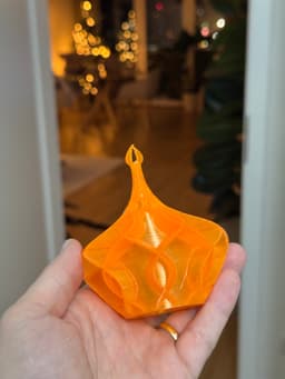 Christmas Ornaments with LED 3d model