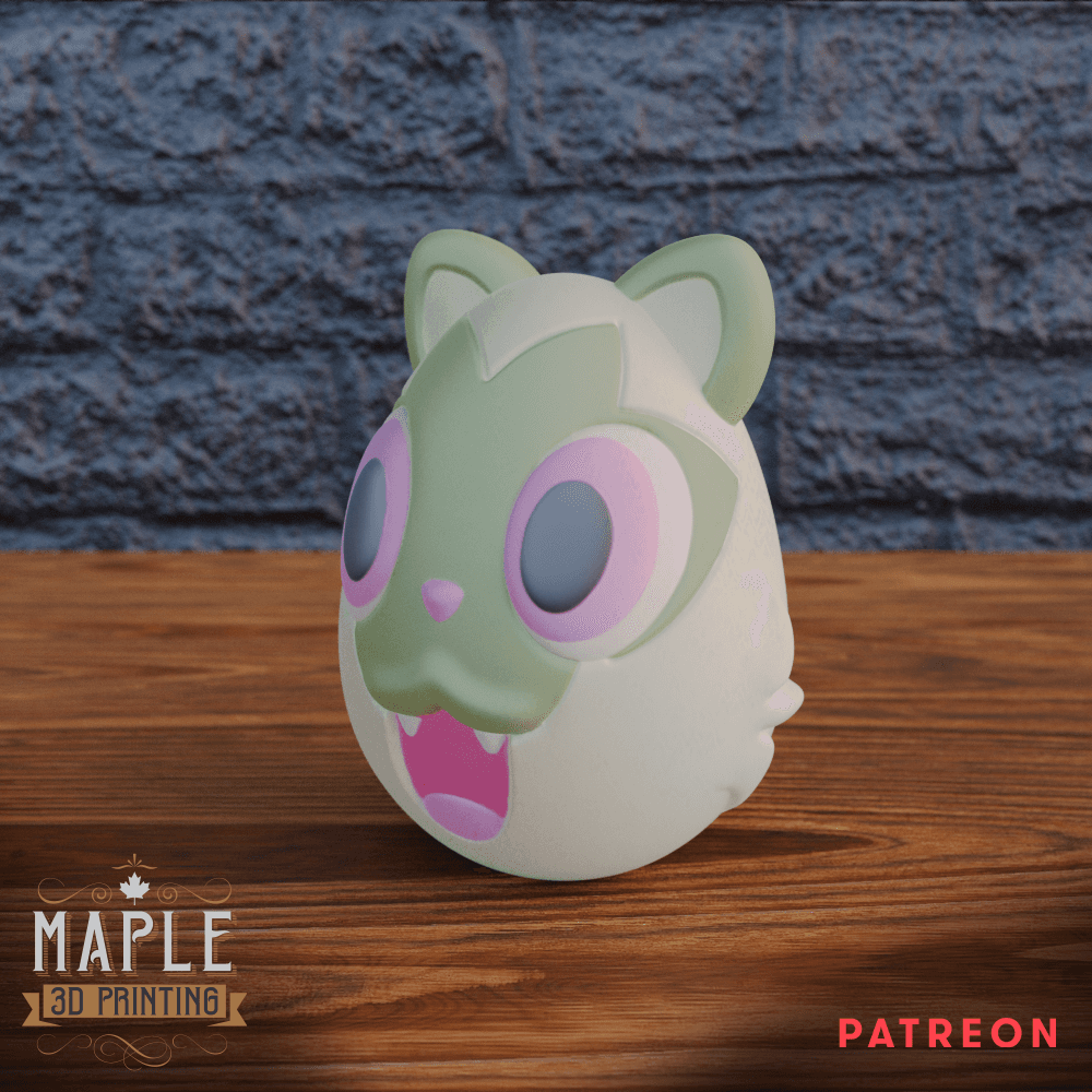 Sprigatito Easter Egg - Pokemon 3d model