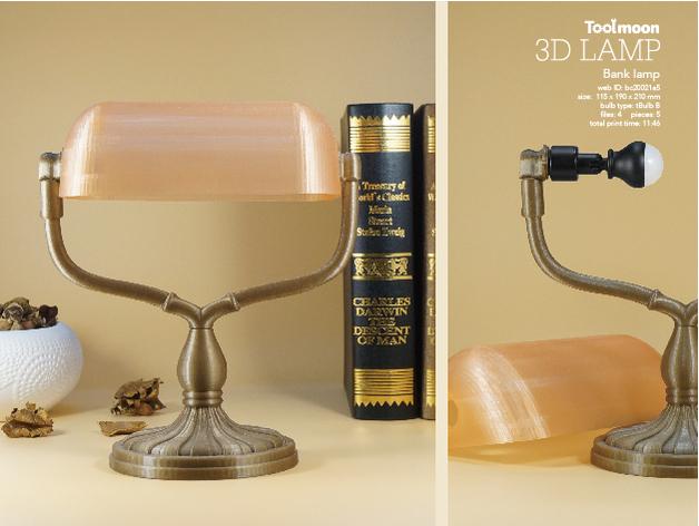 bank lamp 3d model
