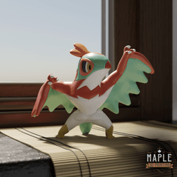 701. Hawlucha - Basic & Ornamental - Pokemon 3d model