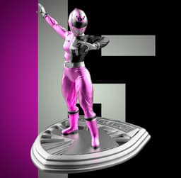 SPD Pink Ranger Statue 3d model