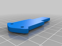 "Butterfly" style bread lame with extra supports 3d model
