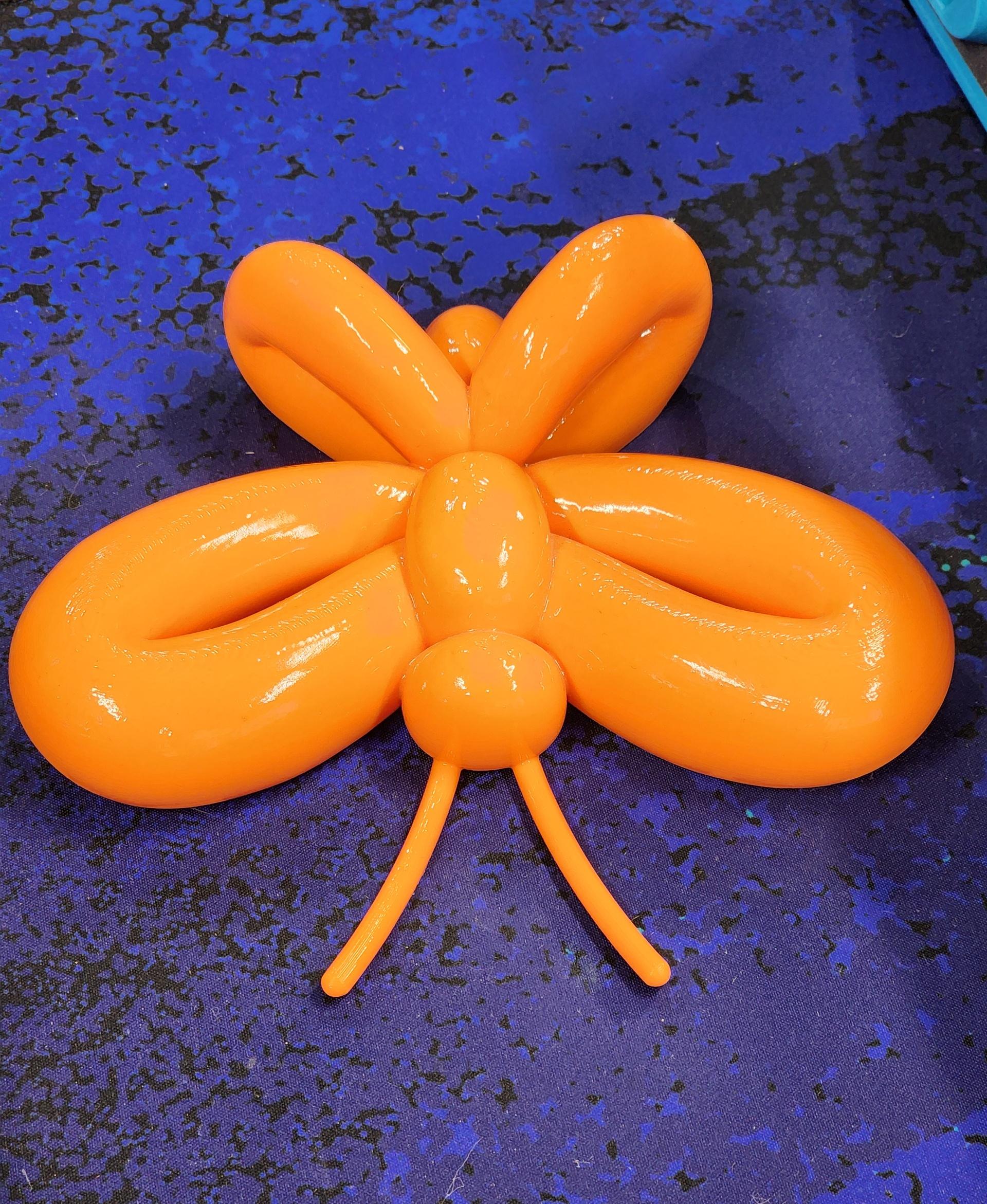 Balloon Butterfly - Printed with Polysmooth - 3d model