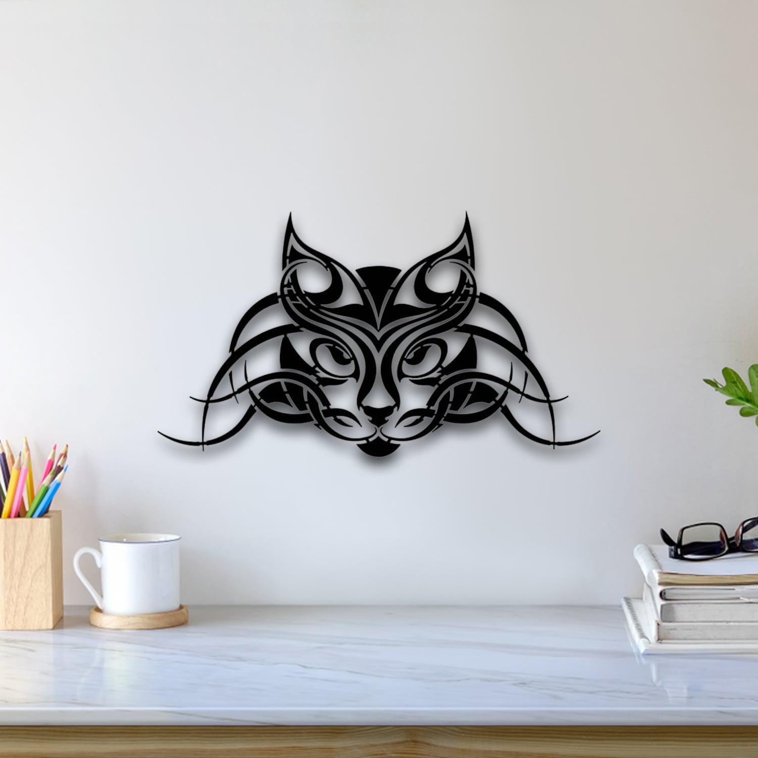 Cat Wall Art 3d model