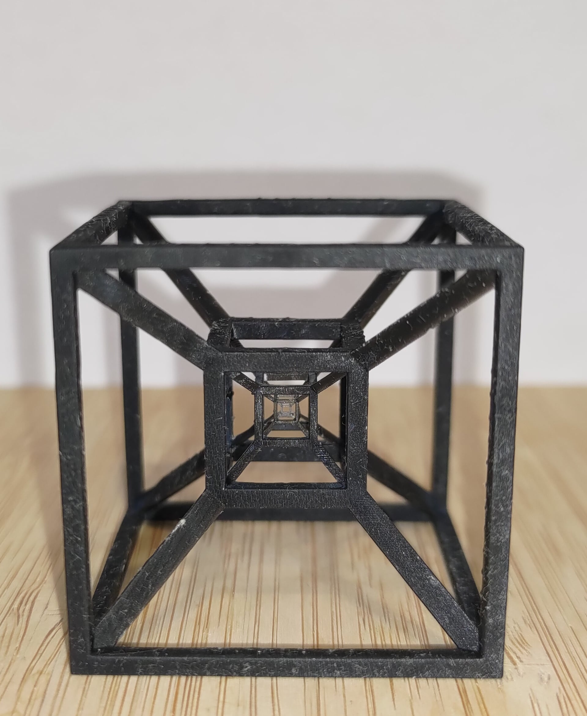 4D cube, Tesseract cube and endless cube 3d model