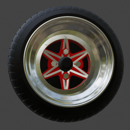 SSR Star Formula wheels 1/64 JDM 3d model