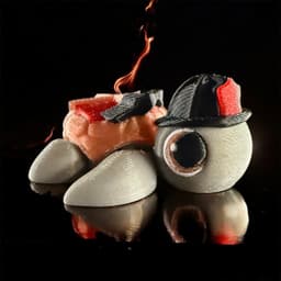 Fire Fighter Baby Turtle 3d model