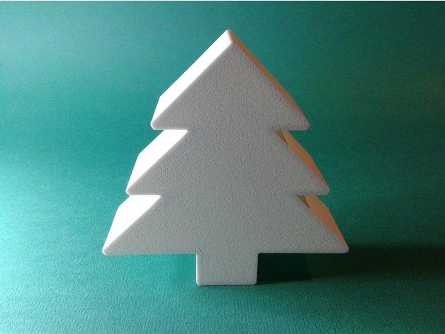 Christmas tree, nestable box (v1) 3d model