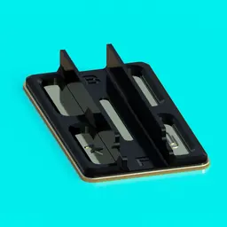 HP ProDesk Mini Desktop Vertical Stand 3d model