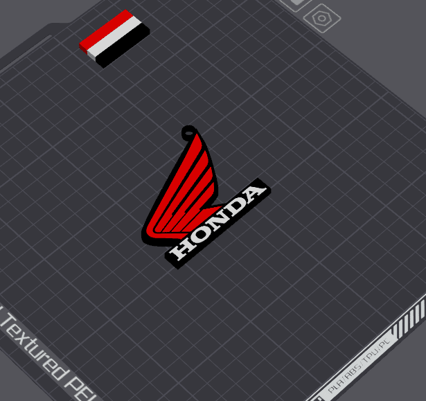 Keychain: Honda IV 3d model
