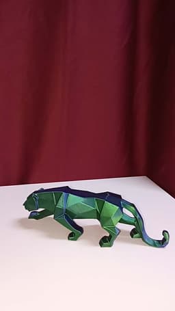 Decorative tiger statue 3d model