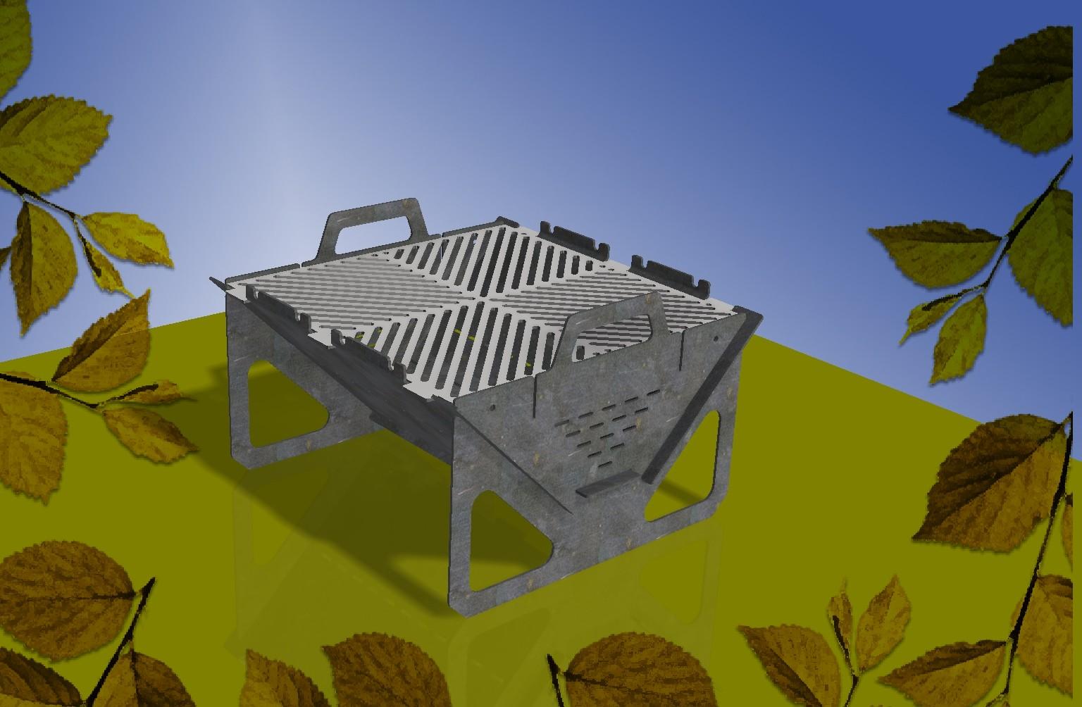 Fire Place 1 #OutdoorThangs 3d model