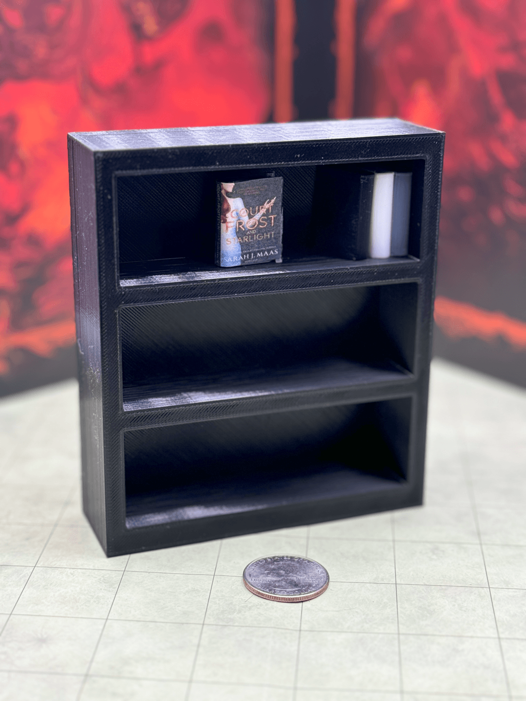 Miniature Bookshelf 3d model