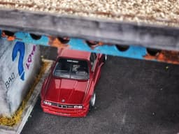 Railway and Underpass Diorama for Hot Wheels and 1:64 Diecast Cars 3d model