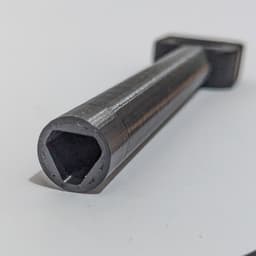 Triangular Tri 8mm Gas Utility Meter Box Key 3d model