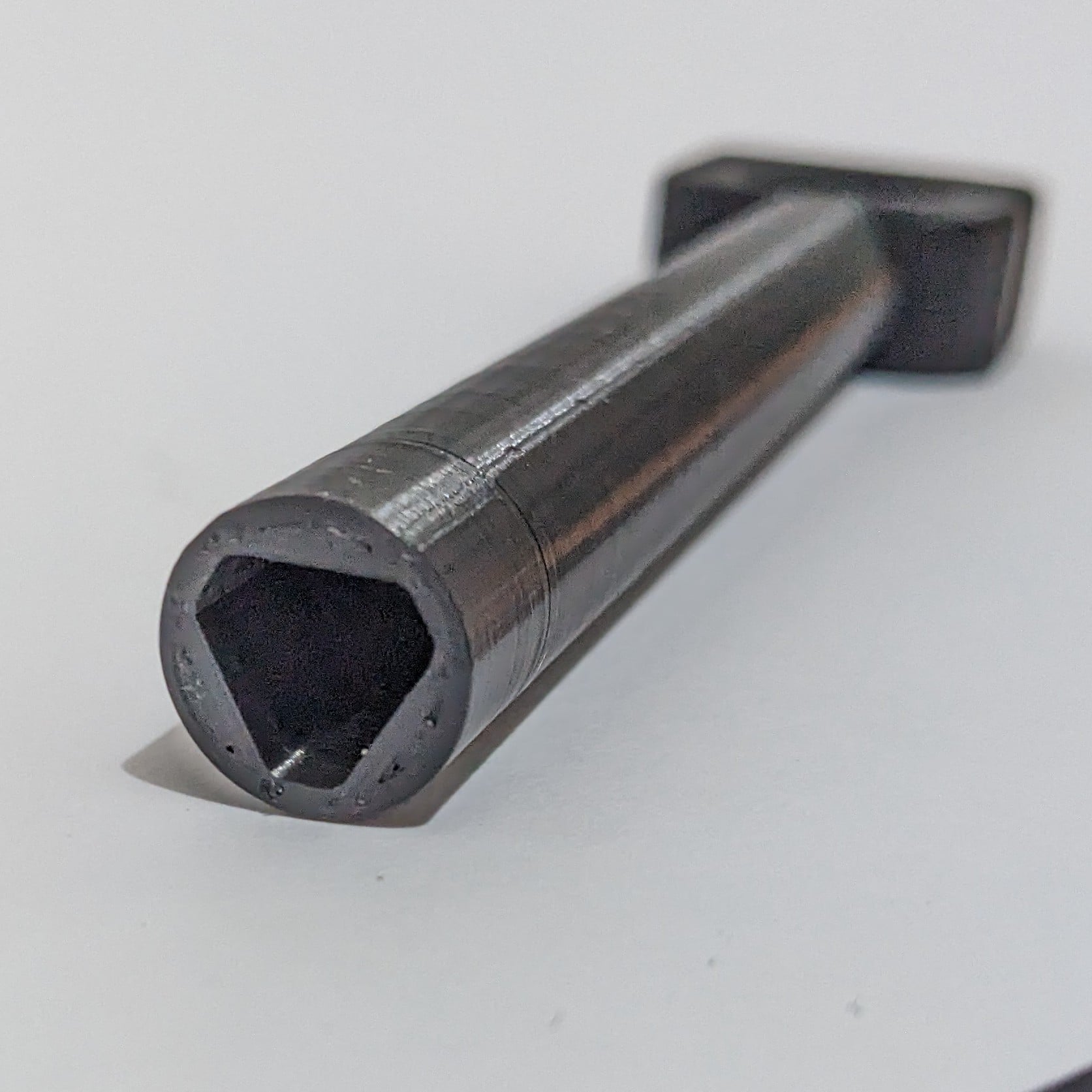 Triangular Tri 8mm Gas Utility Meter Box Key 3d model