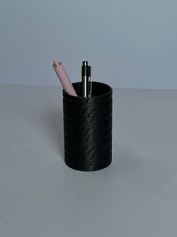 Racing Tire Pen Holder 3d model