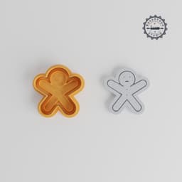 Teddy Bear Cookie Cutter & Stamp Set, 3 Sizes, Perfect for Cookies & Fondant, 6 Piece Bundle PRODUCT_4972 3d model