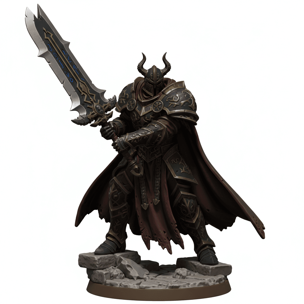 Ancient Guardian Tower Blade Premium STL File 3d model