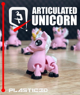 Articulated Unicorn — The Mythical Guardian 3d model