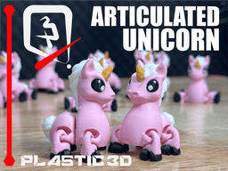 Articulated Unicorn — The Mythical Guardian 3d model