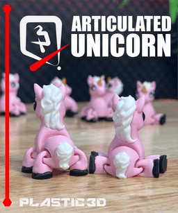 Articulated Unicorn — The Mythical Guardian 3d model