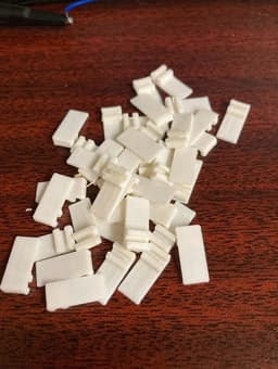 .25W axial resistor labels 3d model