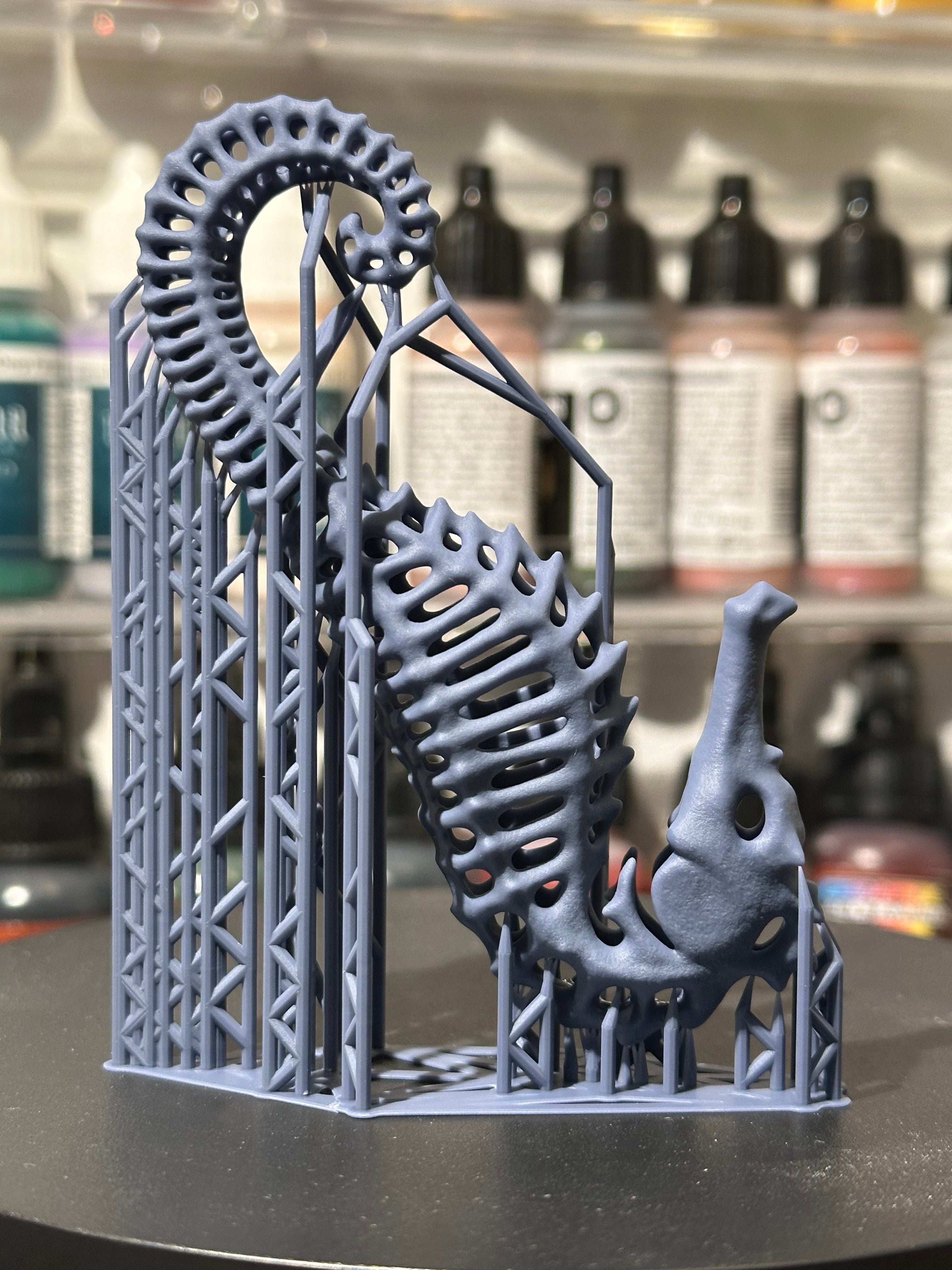 Seahorse Exoskeleton with Base 3d model