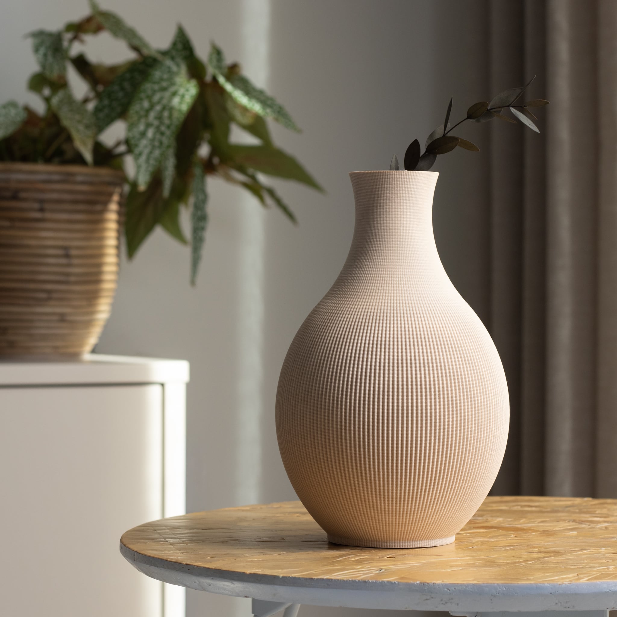 Flower Vase SORA - Round Decoration Vase 3d model