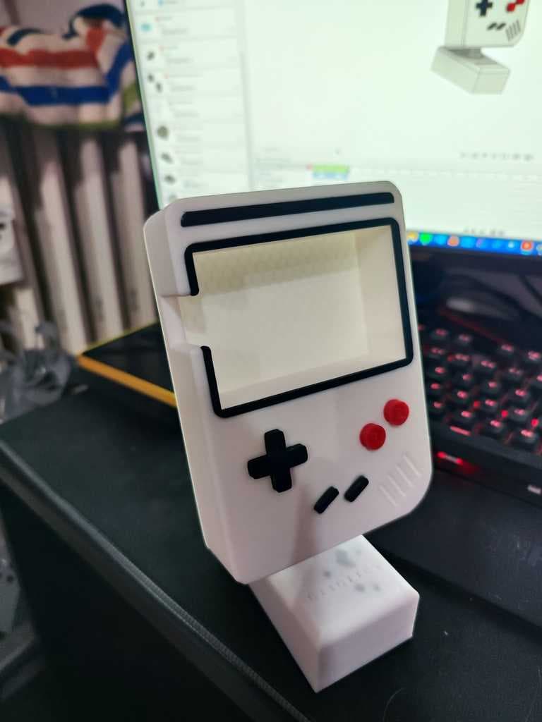 Retro style business card holder 3d model
