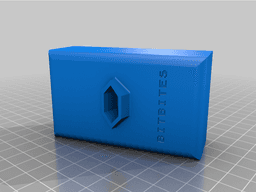 Retro style business card holder 3d model