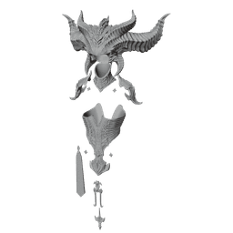 LILITH DIABLO COSPLAY SET 3d model