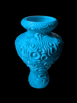 Downpour Vase - Ripple Water Vase 3d model