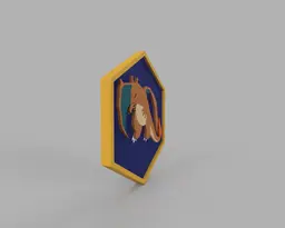 Charizard Pokemon PokeCoin 3mf 3d model