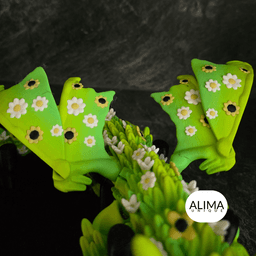 Flower Meadow Dragon Flexi / Large 3d model