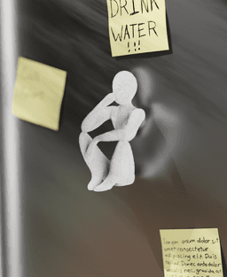 Nobody - Magnets: Thinker 3d model