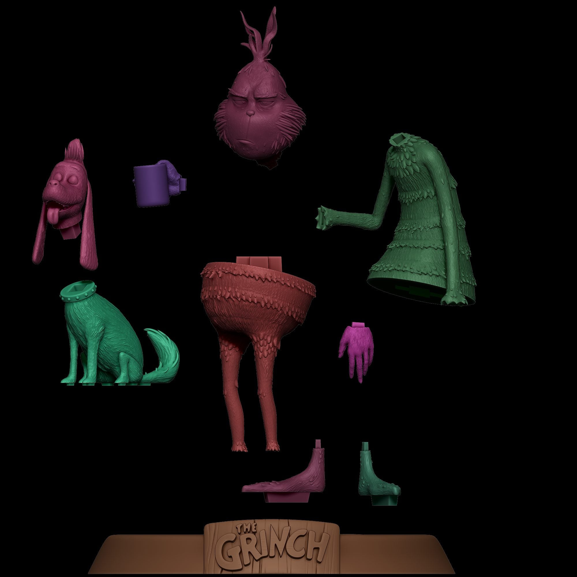 Grinch's Morning Coffee 3d model