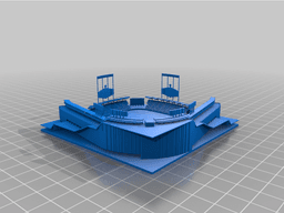 Minecraft Dodger Stadium 3d model