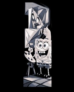Best Friends forever - Spongebob and Patrick -set of bookmarks 3d model