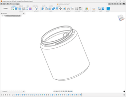 Yet another screw-top container 3d model