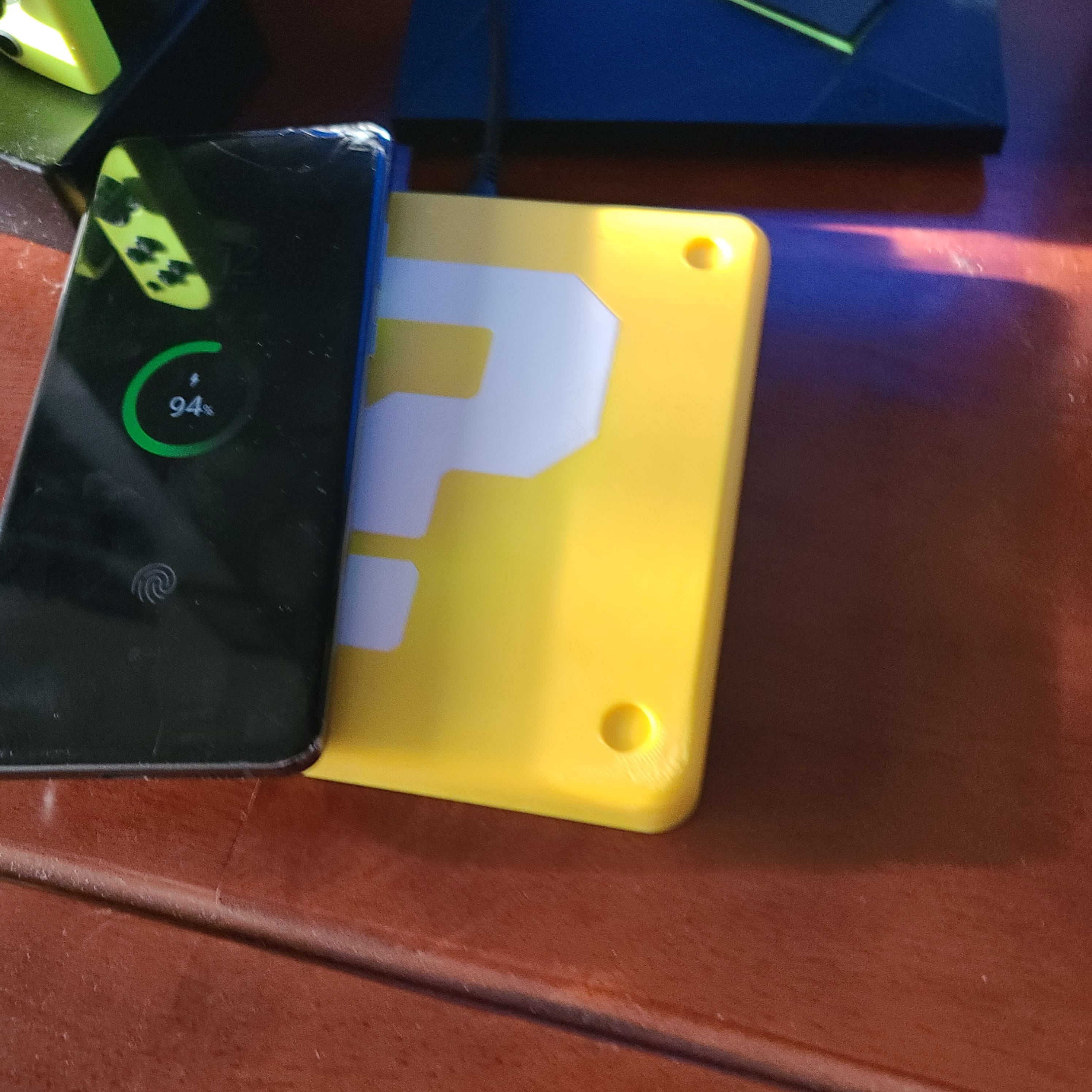 Question Cube Charger - Video Game Inspired 3d model