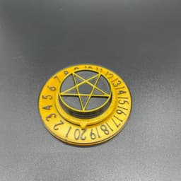 Pentacle "Magic: The Gathering" Radial Life Counter 3d model