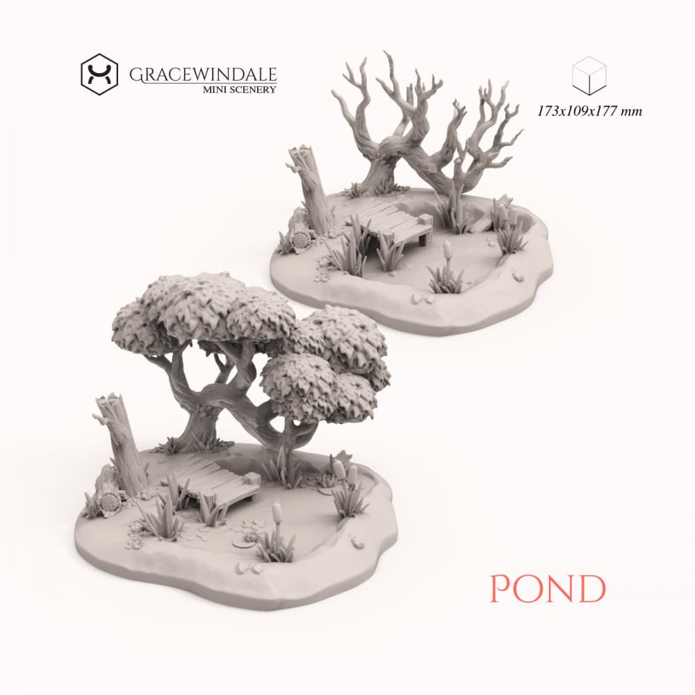 Pond 3d model